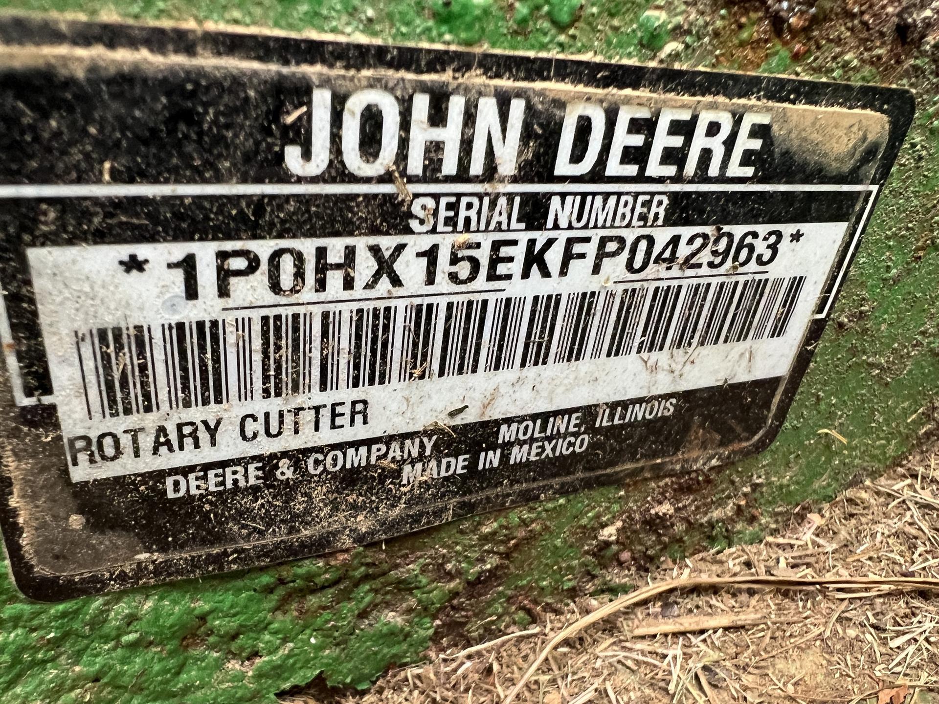 2015 John Deere HX15