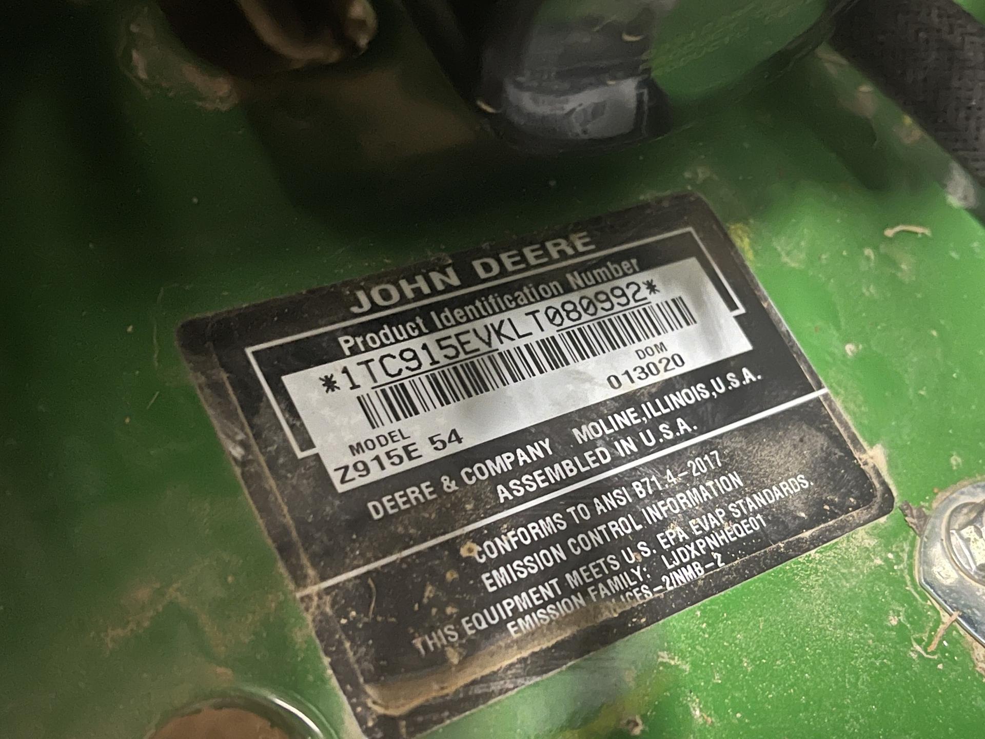 2020 John Deere Z915E